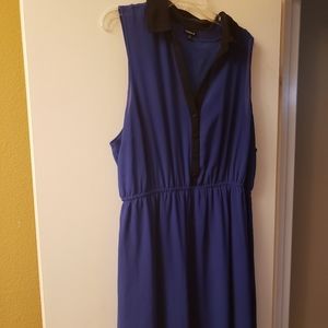 Torrid blue/black dress